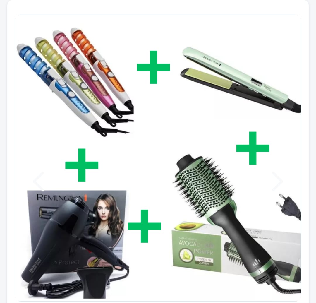 Combo pinza+sd06aguacate+secador2003